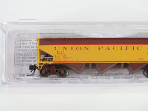 N Bluford Shops NSE BLU23-05 UP Pre-1939 Streamliner 3-Bay Hopper #15750 w/ Load