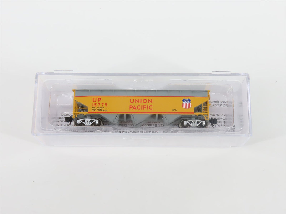 N Scale Bluford Shops NSE BLU23-06 UP 1958 Scheme 3-Bay Hopper #15775 w/ Load