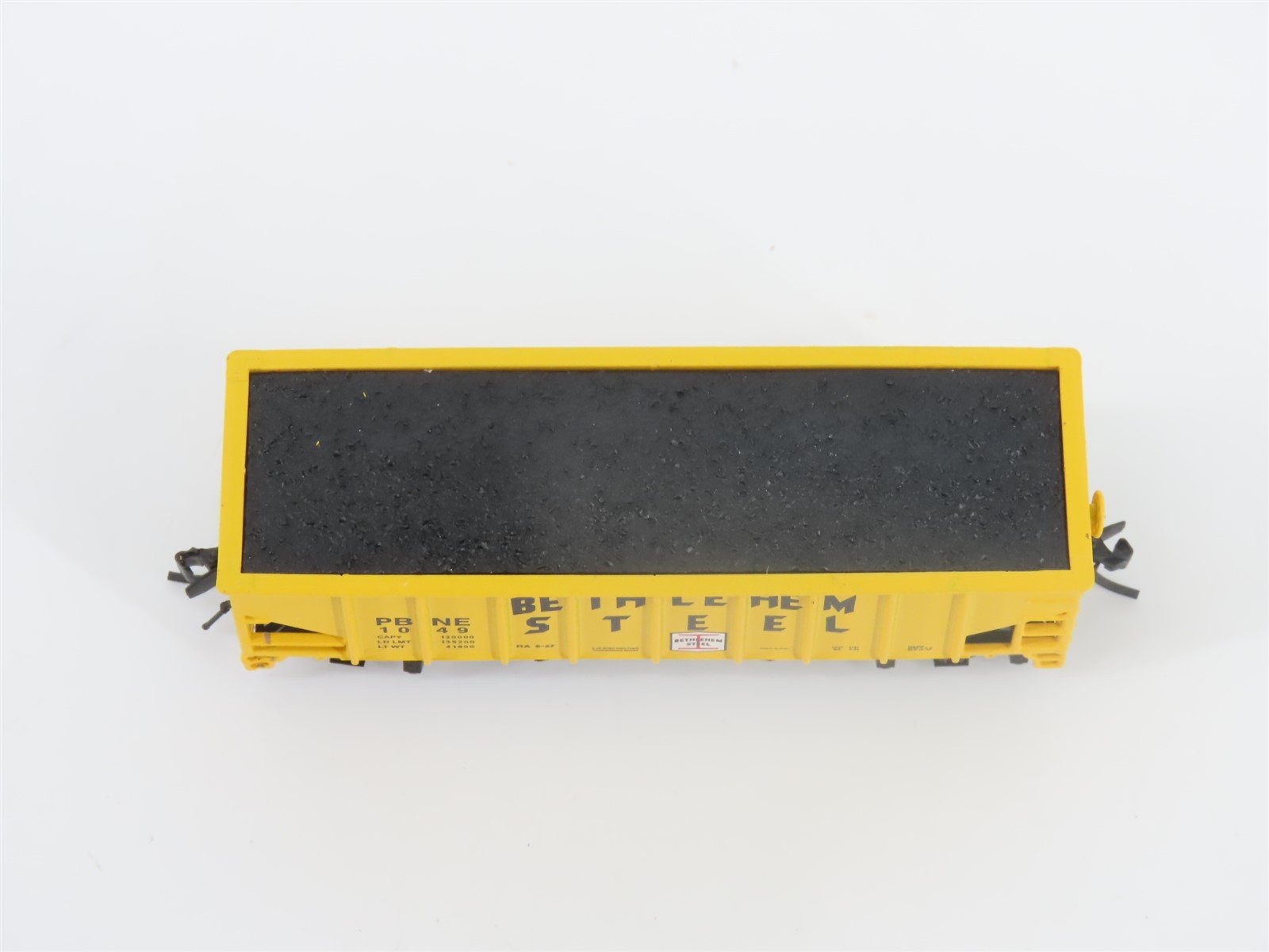 N Bluford Shops NSE BLU17-06 PBNE Bethlehem Steel 2-Bay Hopper #1049 w/ Load