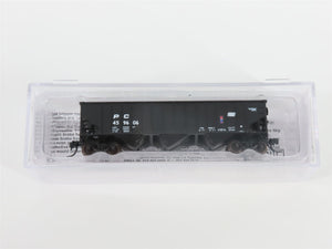 N Bluford Shops 14142 PC Penn Central 3-Bay Rib-Side Hopper #459606 w/ Load