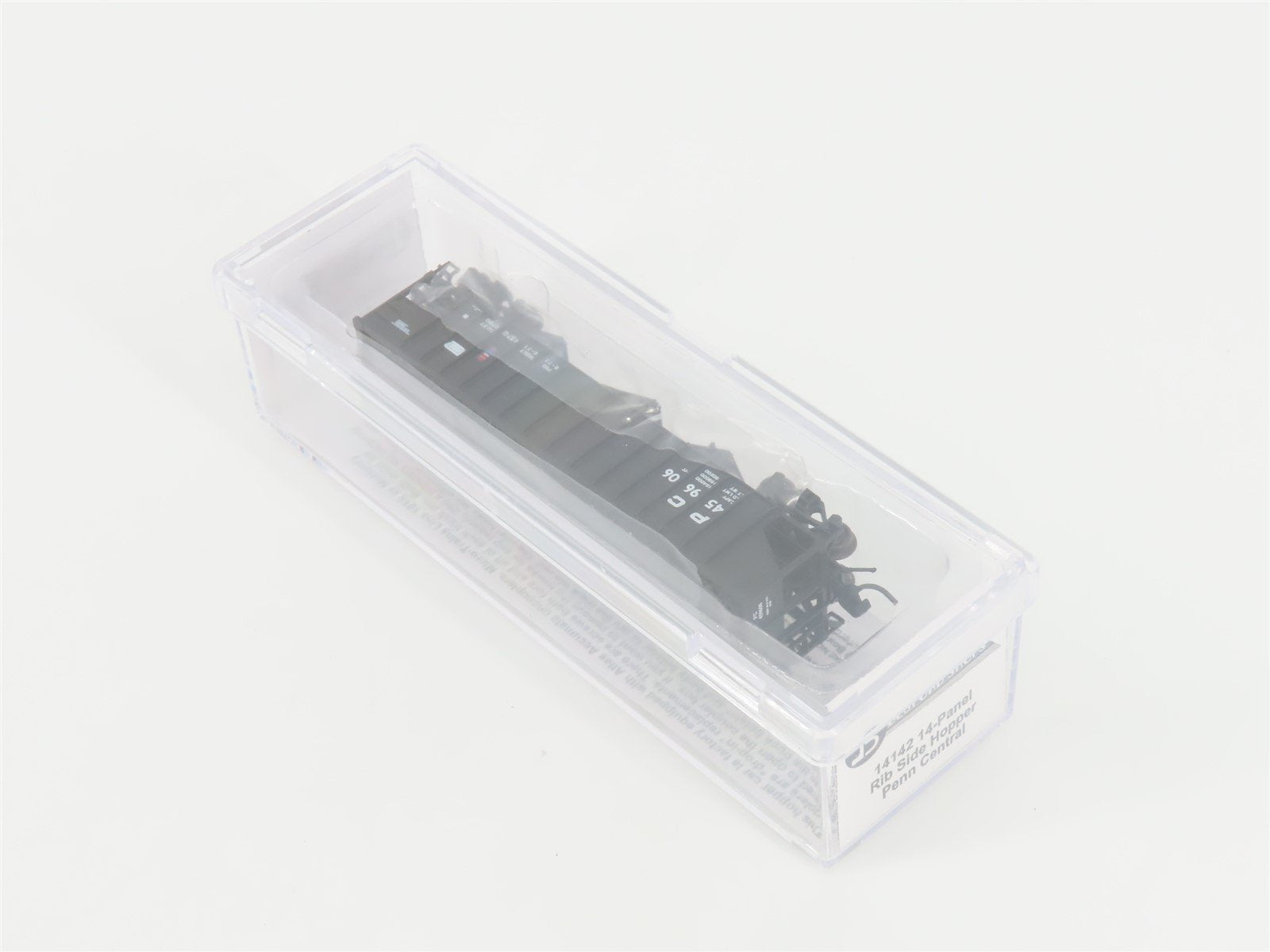 N Bluford Shops 14142 PC Penn Central 3-Bay Rib-Side Hopper #459606 w/ Load