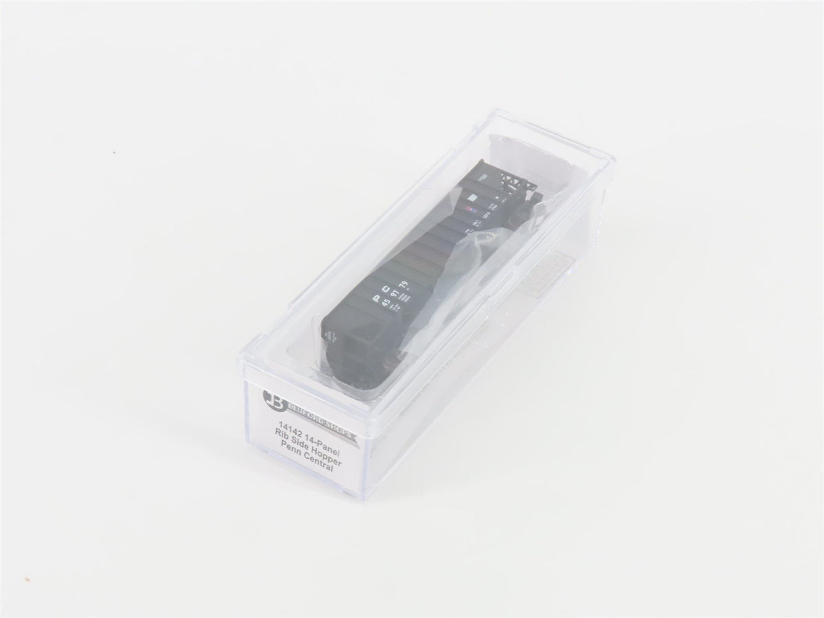 N Bluford Shops 14142 PC Penn Central 3-Bay Rib-Side Hopper #459779 w/ Load