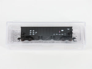 N Bluford Shops 14146 PC Penn Central 3-Bay Rib-Side Hopper #459435 w/ Load