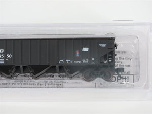 N Bluford Shops 14143 PC Penn Central 3-Bay Rib-Side Hopper #459550 w/ Load