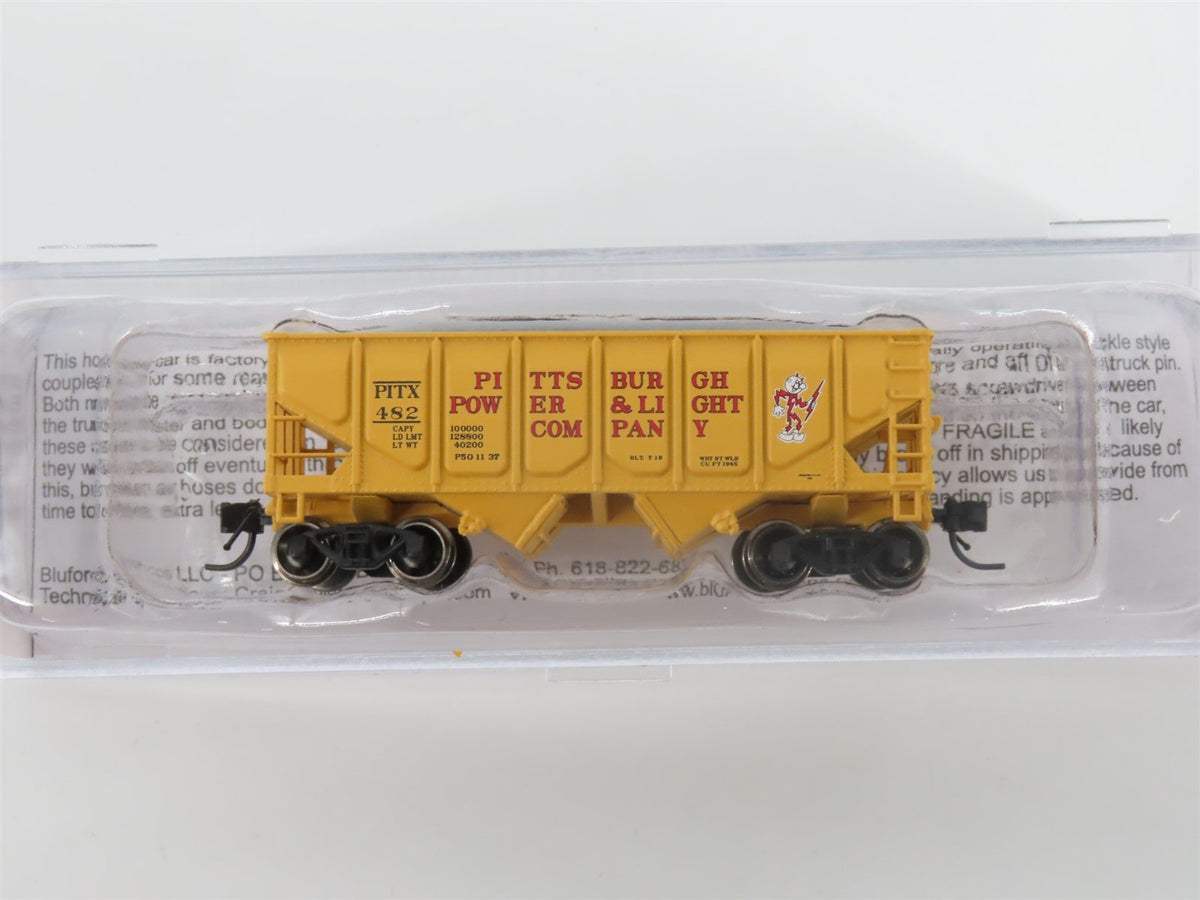 N Bluford Shops NSE BLU17-16 PITX Pittsburgh Power &amp; Light 2-Bay Hopper w/Load