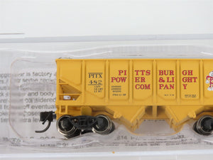 N Bluford Shops NSE BLU17-16 PITX Pittsburgh Power & Light 2-Bay Hopper w/Load