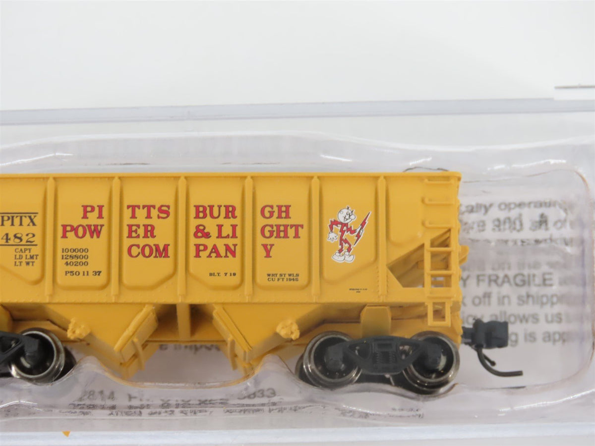 N Bluford Shops NSE BLU17-16 PITX Pittsburgh Power &amp; Light 2-Bay Hopper w/Load