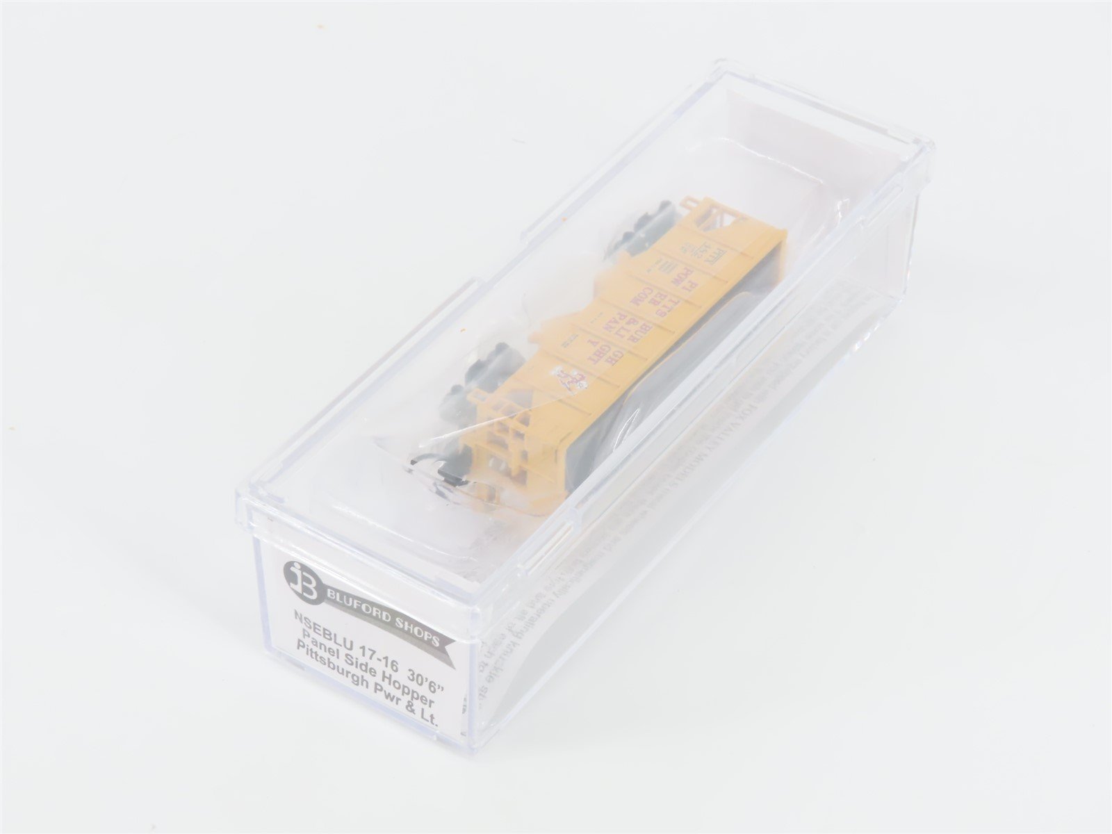 N Bluford Shops NSE BLU17-16 PITX Pittsburgh Power & Light 2-Bay Hopper w/Load
