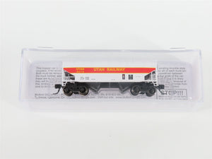 N Scale Bluford Shops NSE BLU17-39 UTAH Railway 2-Bay Hopper #4079 w/ Load