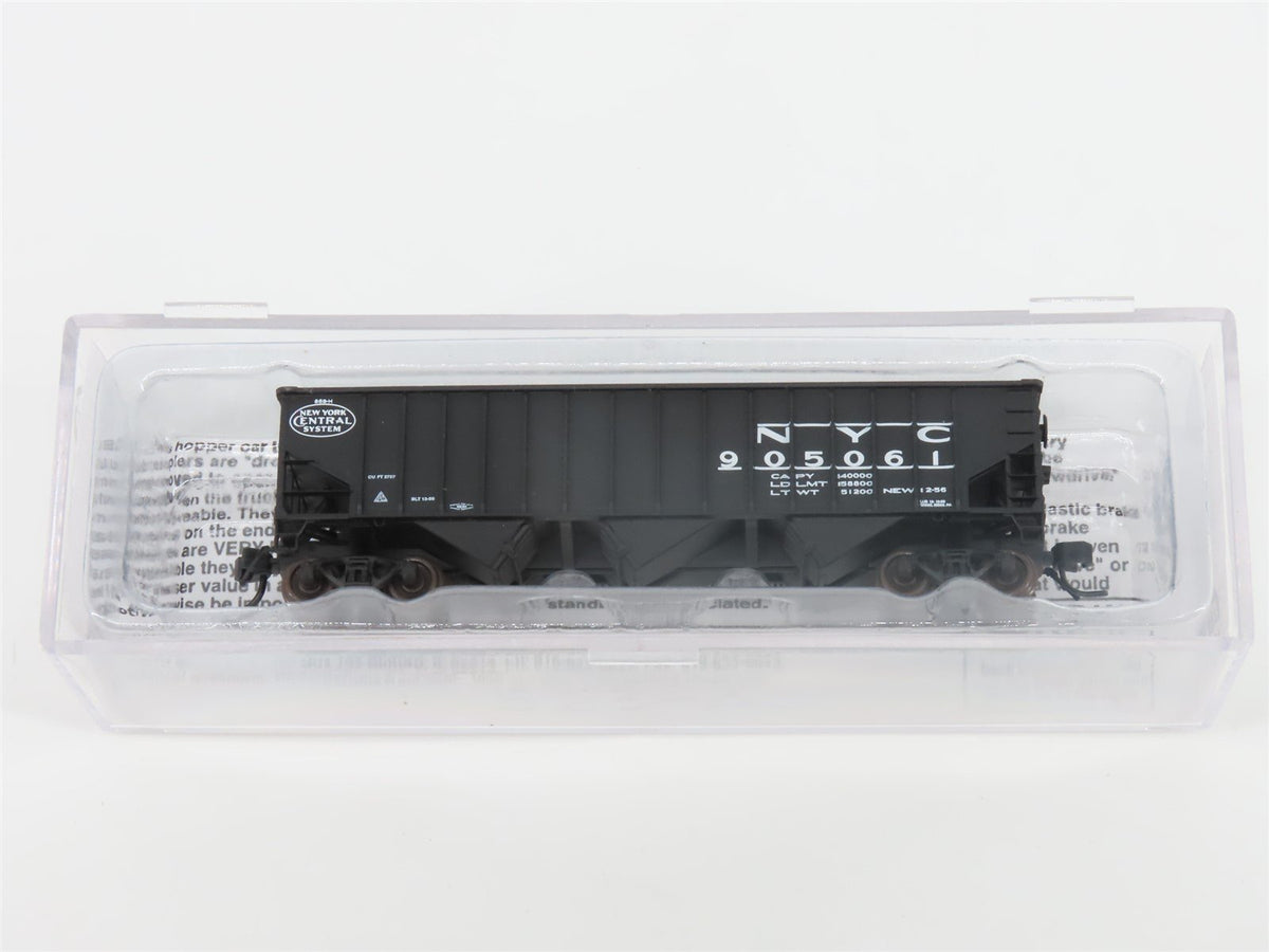 N Bluford Shops 14026 NYC New York Central 3-Bay Rib-Side Hopper #905061 w/ Load