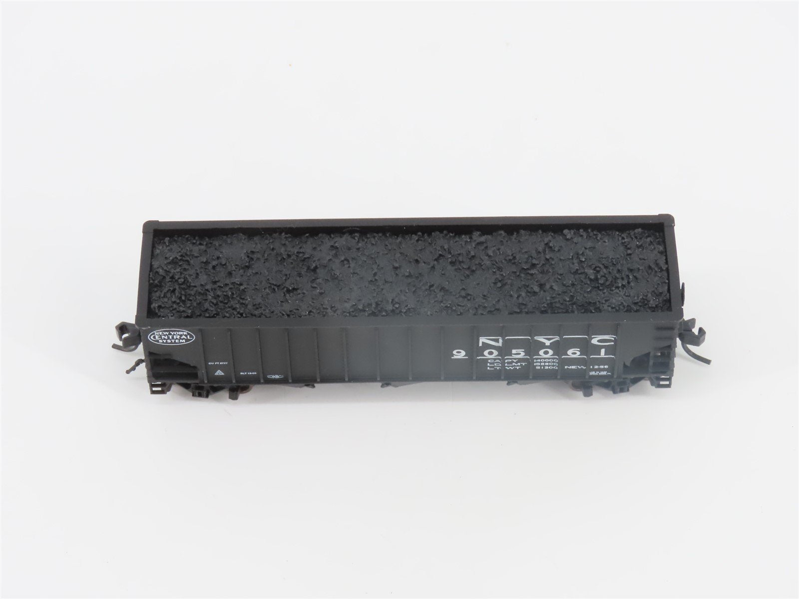 N Bluford Shops 14026 NYC New York Central 3-Bay Rib-Side Hopper #905061 w/ Load