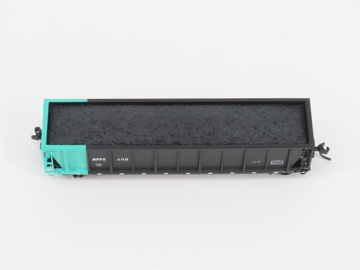 N Scale Atlas 43813-10 NPPX Nebraska Public Power Coalveyor #498 w/ Load