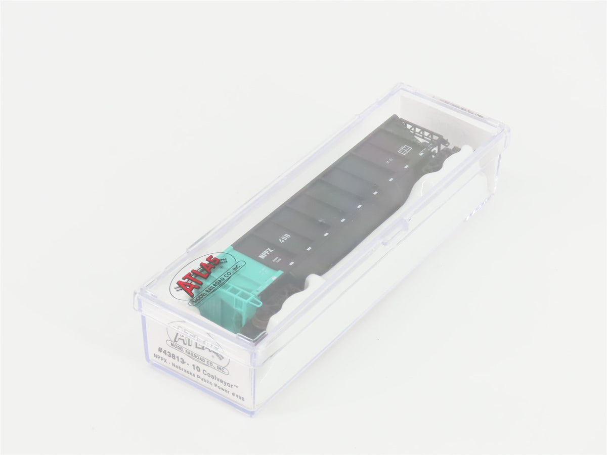 N Scale Atlas 43813-10 NPPX Nebraska Public Power Coalveyor #498 w/ Load