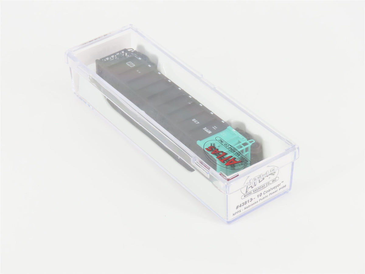 N Scale Atlas 43813-10 NPPX Nebraska Public Power Coalveyor #498 w/ Load