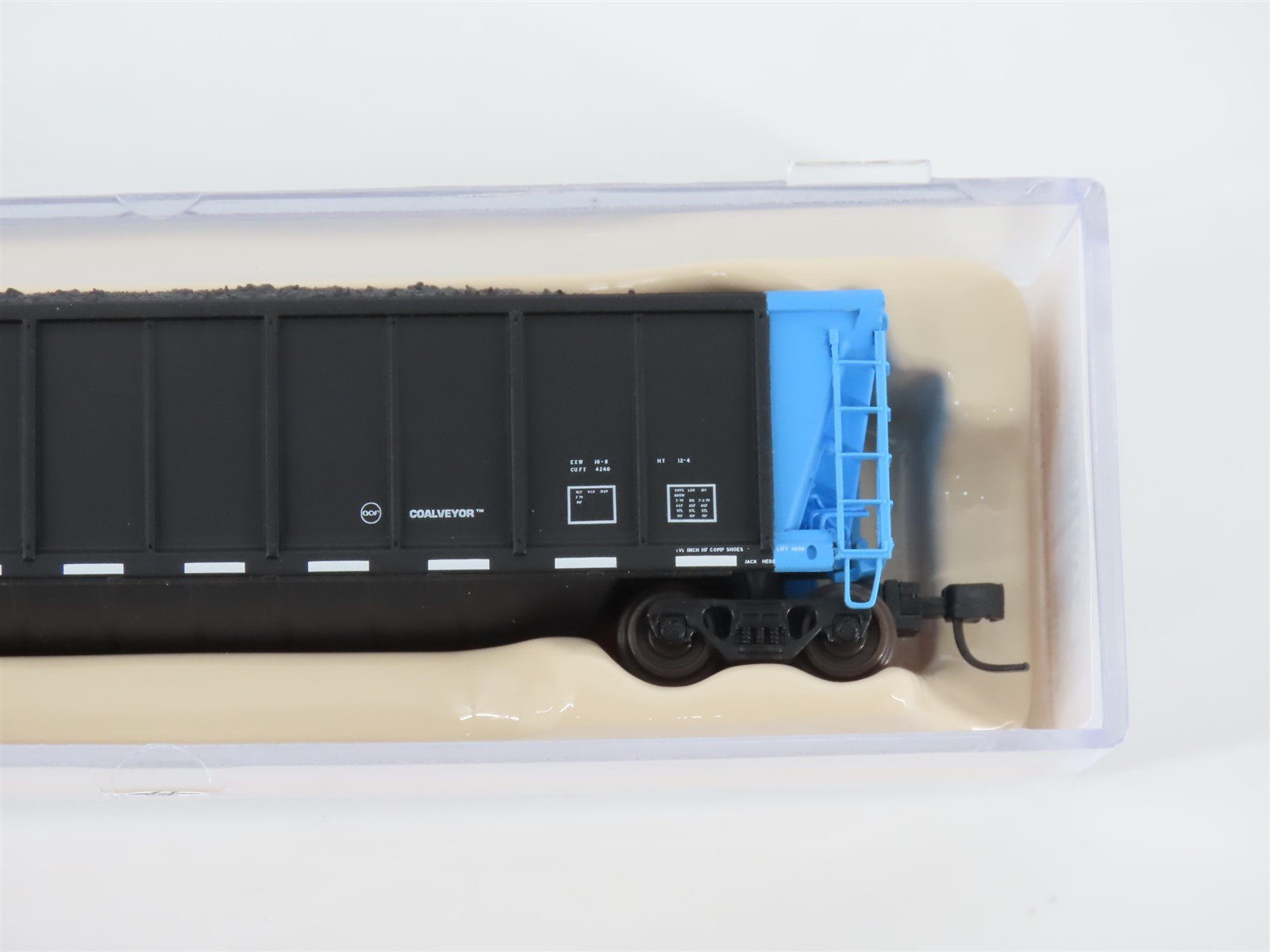 N Scale Atlas 43805-11 DAPX Dairyland Power Cooperative Coalveyor #72 w/ Load