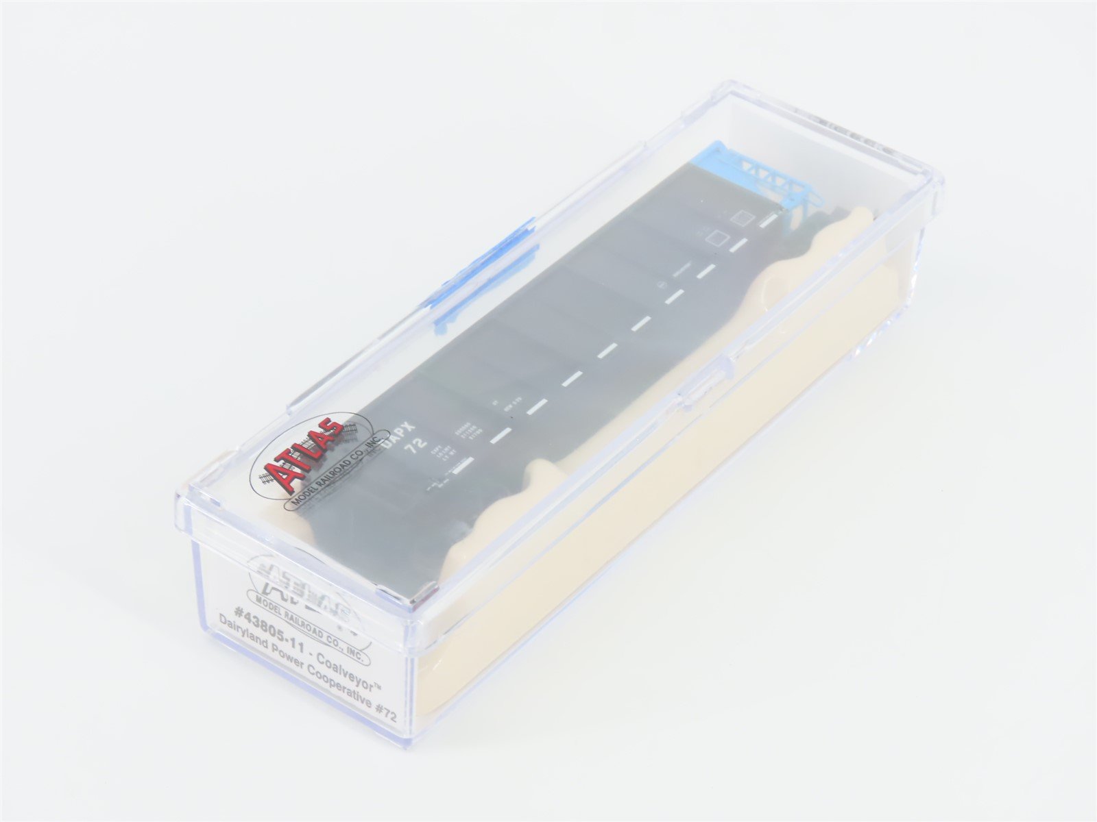 N Scale Atlas 43805-11 DAPX Dairyland Power Cooperative Coalveyor #72 w/ Load