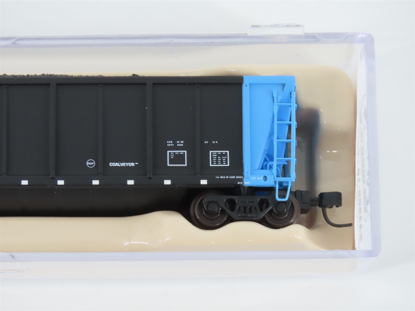 N Scale Atlas 43808-10 WPSX Wisconsin Public Service Coalveyor #172 w/ Load