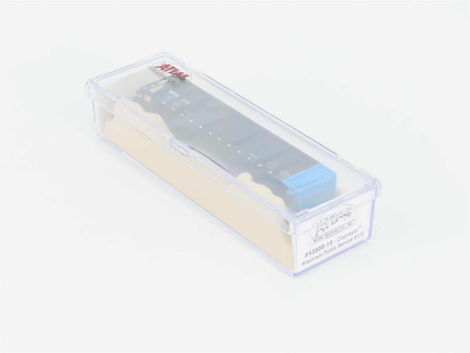 N Scale Atlas 43808-10 WPSX Wisconsin Public Service Coalveyor #172 w/ Load