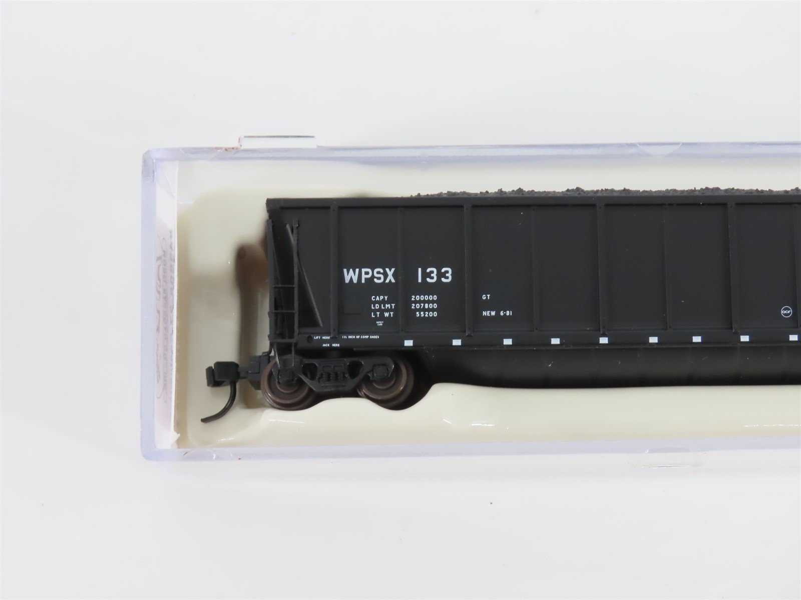 N Scale Atlas 43808-27 WPSX Wisconsin Public Service Coalveyor #133 w/ Load