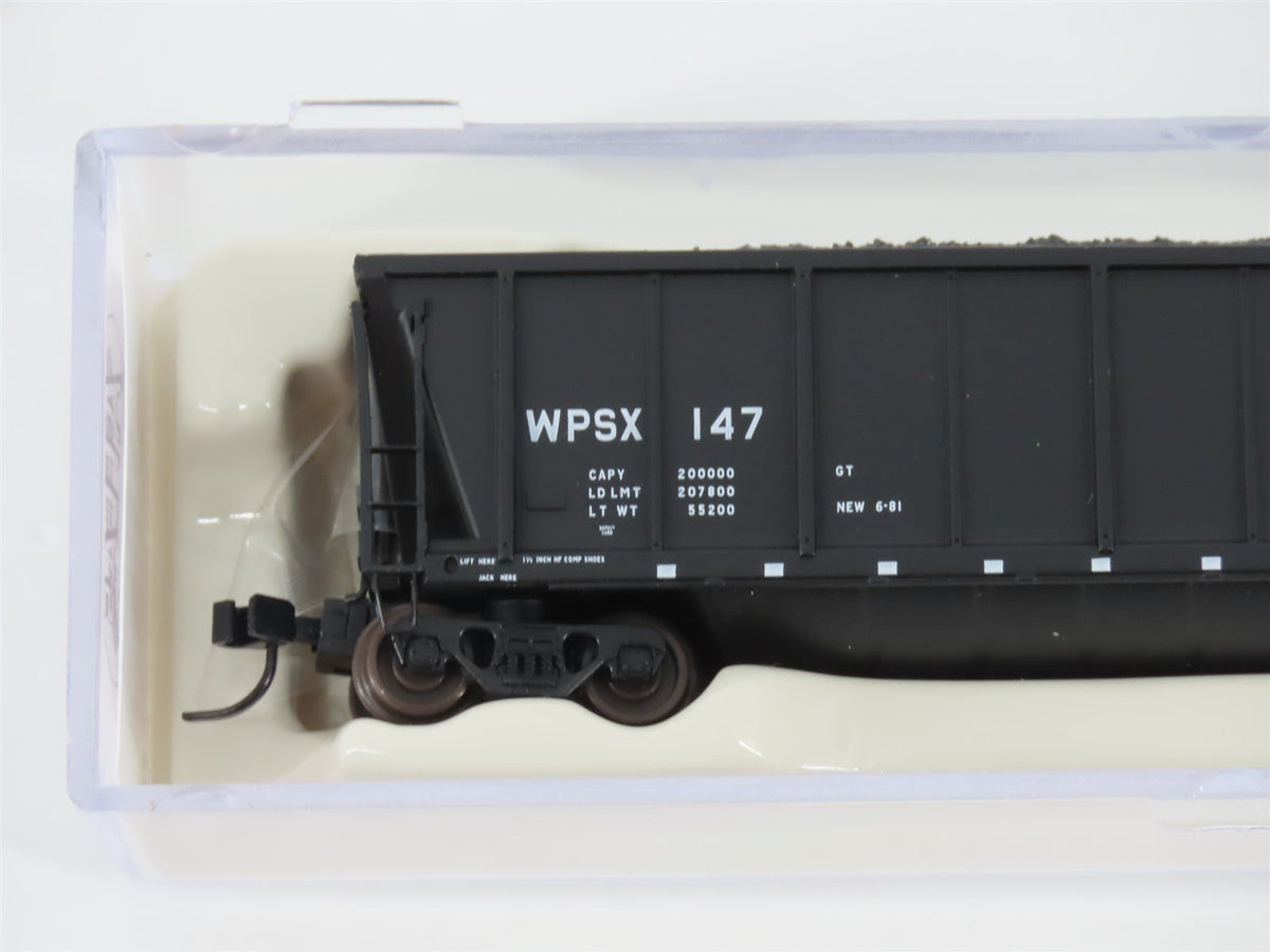 N Scale Atlas 43808-28 WPSX Wisconsin Public Service Coalveyor #147 w/ Load