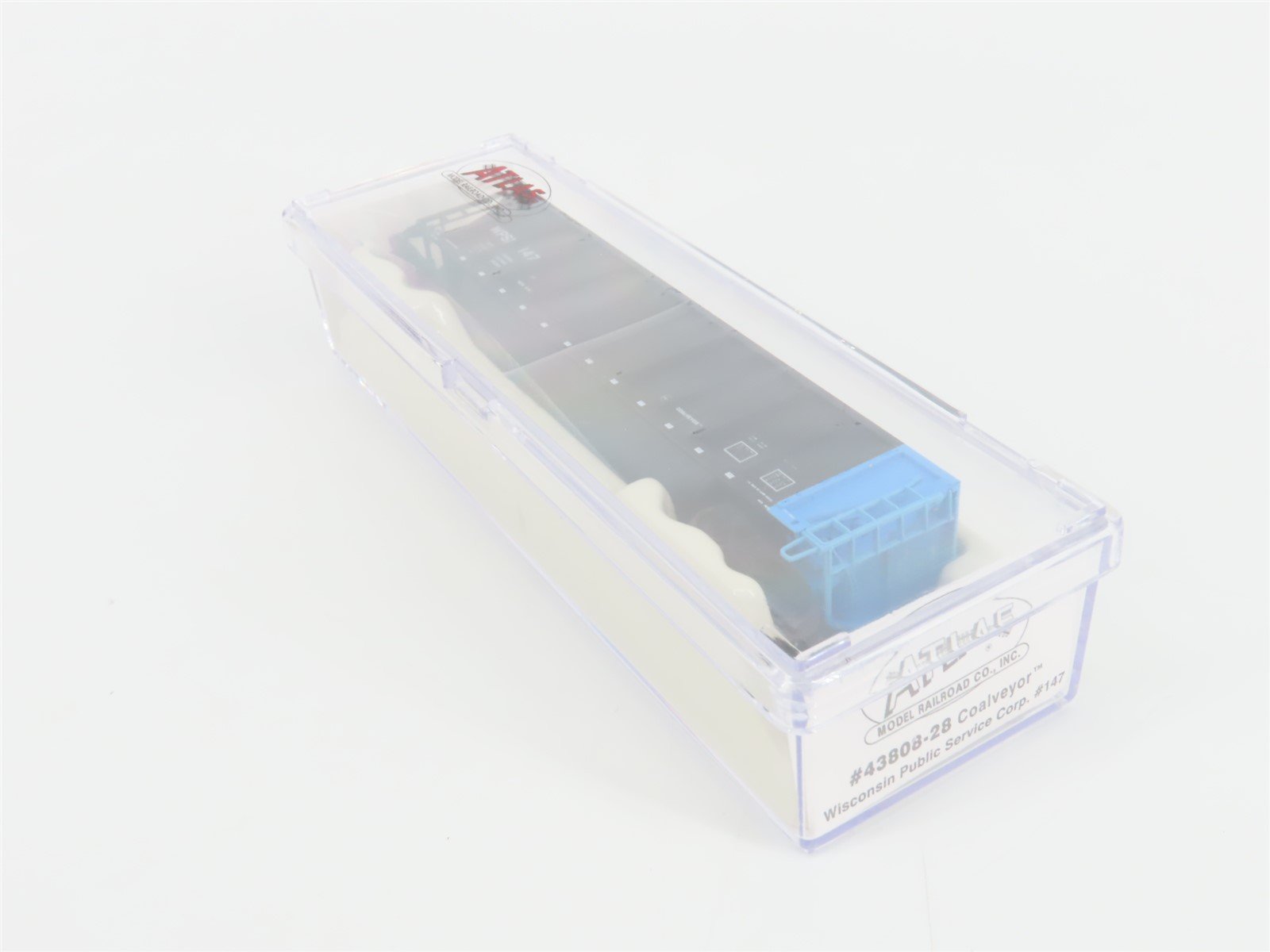 N Scale Atlas 43808-28 WPSX Wisconsin Public Service Coalveyor #147 w/ Load