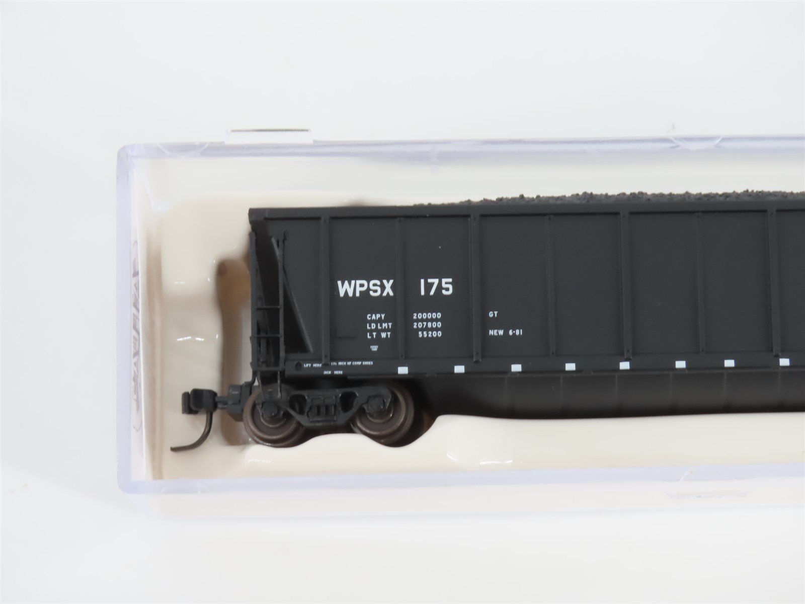 N Scale Atlas 43808-22 WPSX Wisconsin Public Service Coalveyor #175 w/ Load