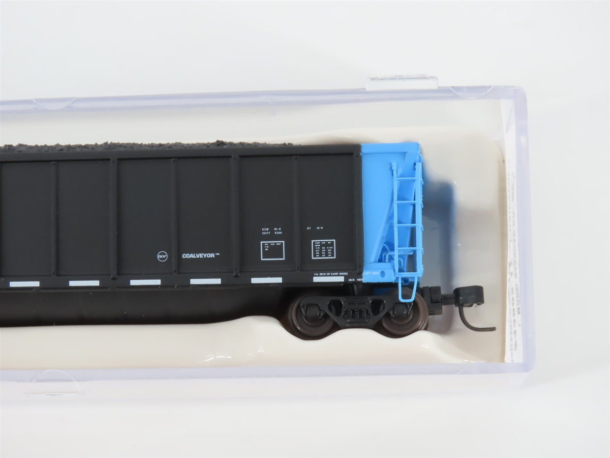 N Scale Atlas 43805-17 DAPX Dairyland Power Cooperative Coalveyor #147 w/ Load