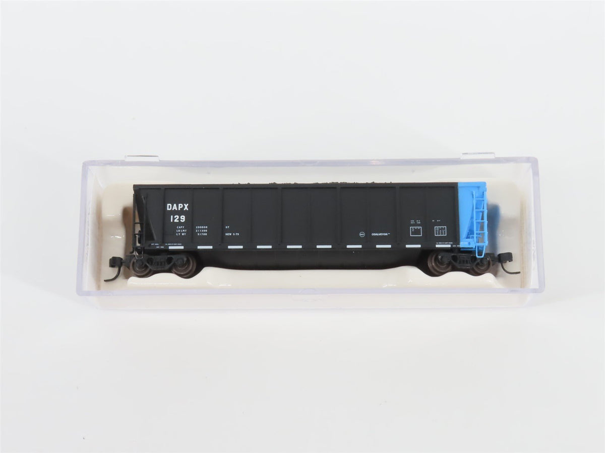 N Scale Atlas 43805-15 DAPX Dairyland Power Cooperative Coalveyor #129 w/ Load