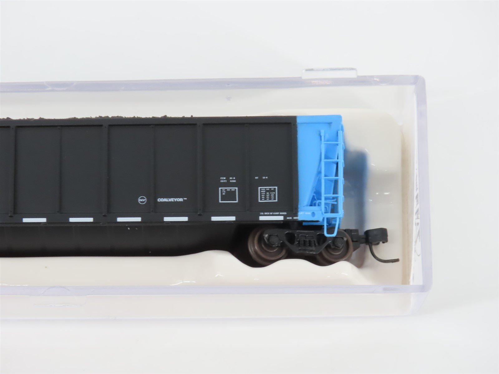 N Scale Atlas 43805-15 DAPX Dairyland Power Cooperative Coalveyor #129 w/ Load