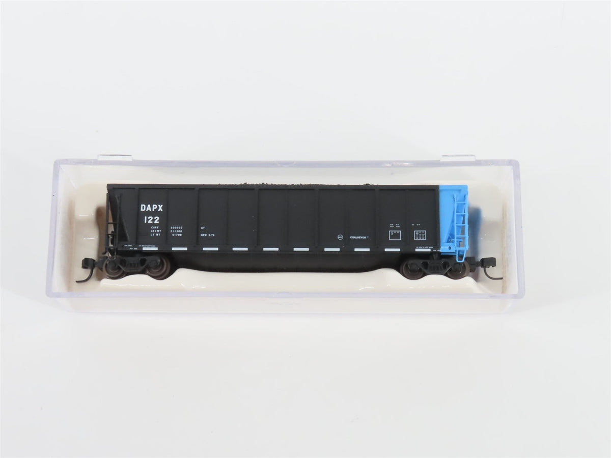 N Scale Atlas 43805-14 DAPX Dairyland Power Cooperative Coalveyor #122 w/ Load