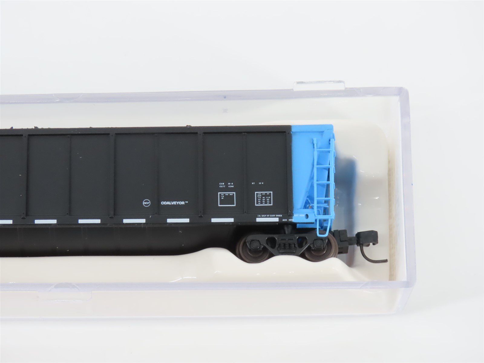 N Scale Atlas 43805-14 DAPX Dairyland Power Cooperative Coalveyor #122 w/ Load