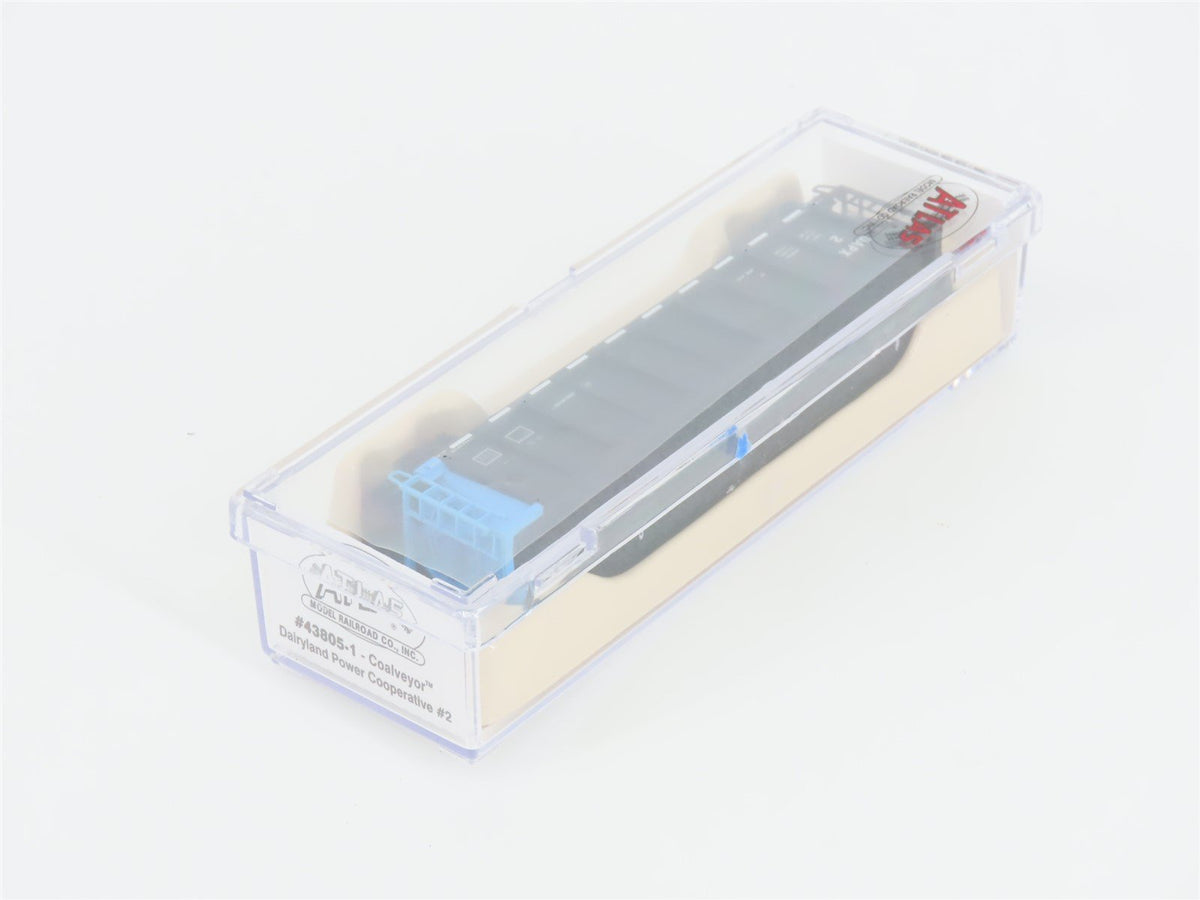 N Scale Atlas 43805-1 DAPX Dairyland Power Cooperative Coalveyor #2 w/ Load