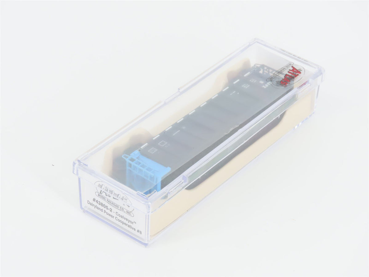 N Scale Atlas 43805-2 DAPX Dairyland Power Cooperative Coalveyor #8 w/ Load