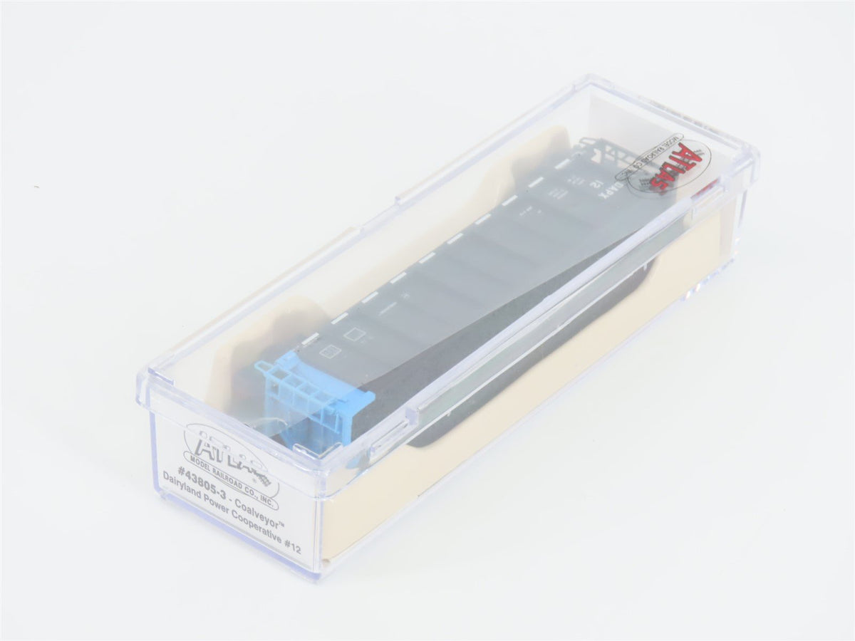 N Scale Atlas 43805-3 DAPX Dairyland Power Cooperative Coalveyor #12 w/ Load