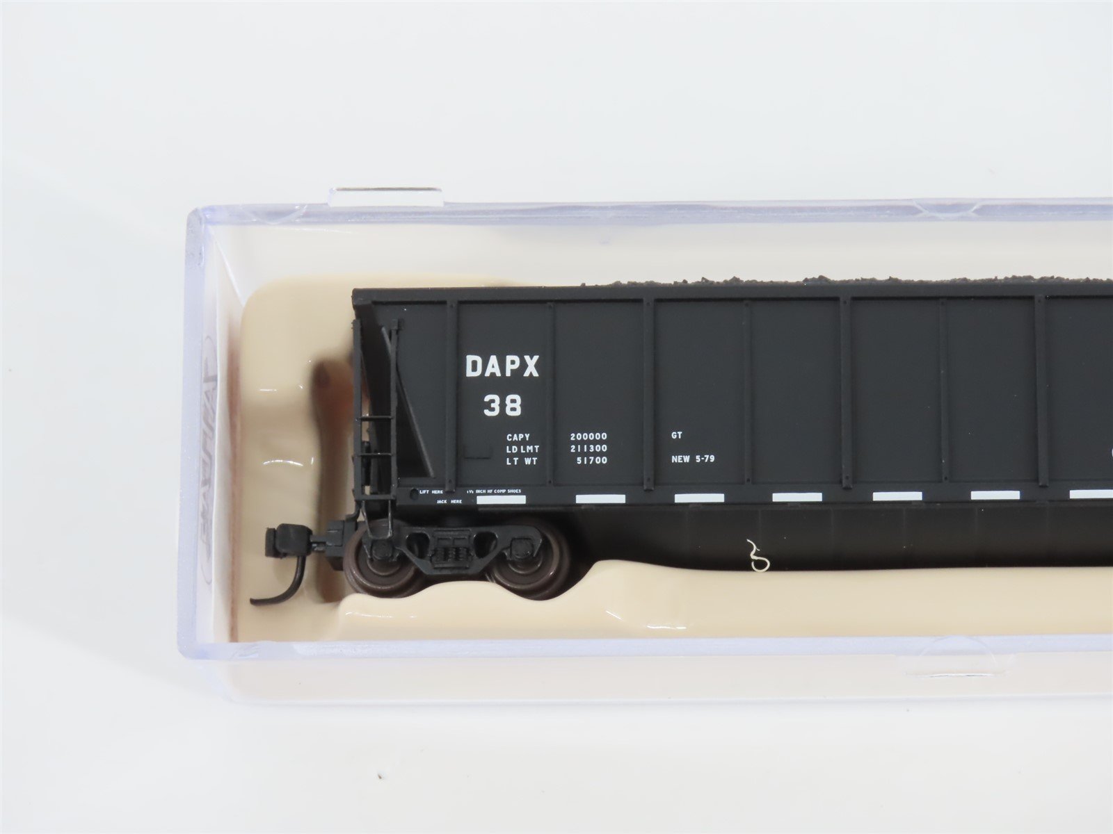 N Scale Atlas 43805-6 DAPX Dairyland Power Cooperative Coalveyor #38 w/ Load