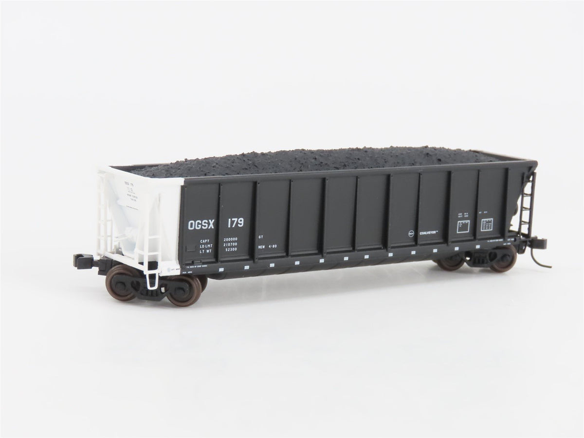 N Scale Atlas 43802-33 OGSX Iowa Southern Utilities Coalveyor #179 w/ Load