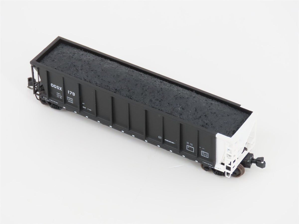 N Scale Atlas 43802-33 OGSX Iowa Southern Utilities Coalveyor #179 w/ Load