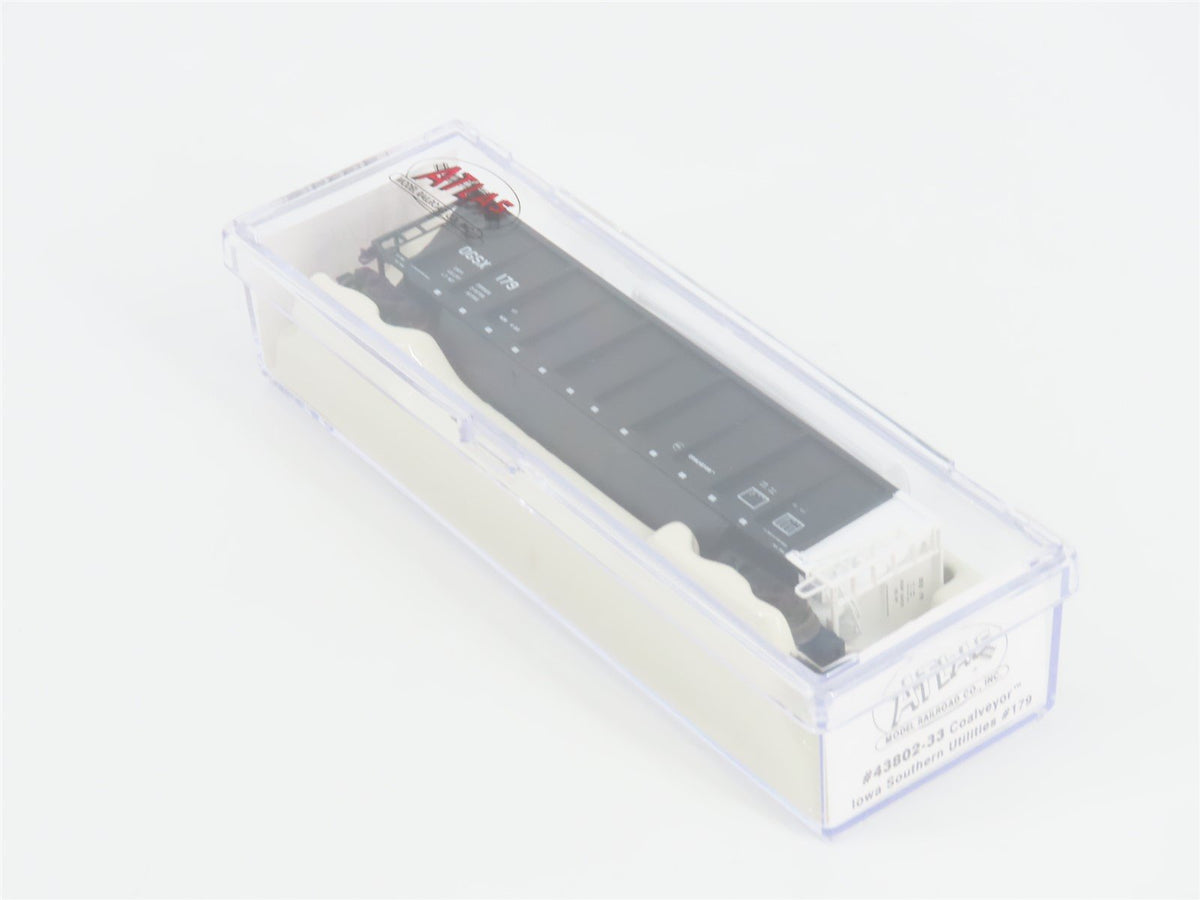 N Scale Atlas 43802-33 OGSX Iowa Southern Utilities Coalveyor #179 w/ Load