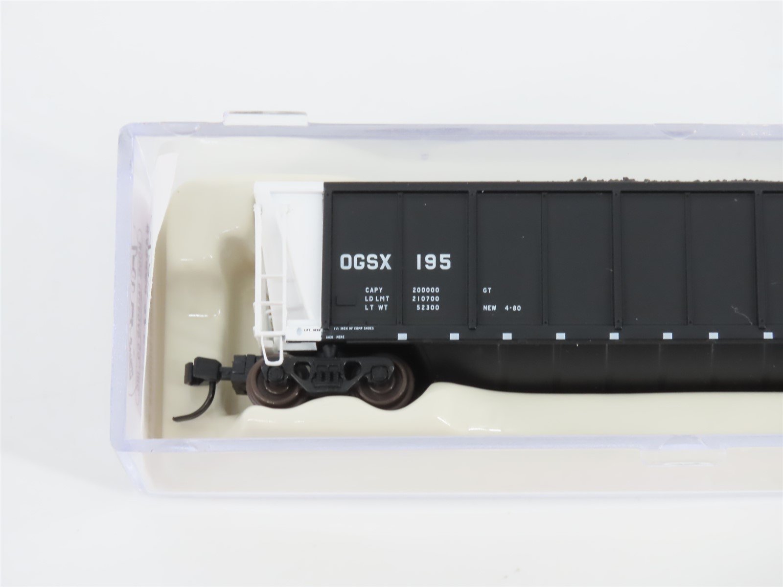 N Scale Atlas 43802-34 OGSX Iowa Southern Utilities Coalveyor #195 w/ Load