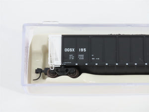 N Scale Atlas 43802-34 OGSX Iowa Southern Utilities Coalveyor #195 w/ Load