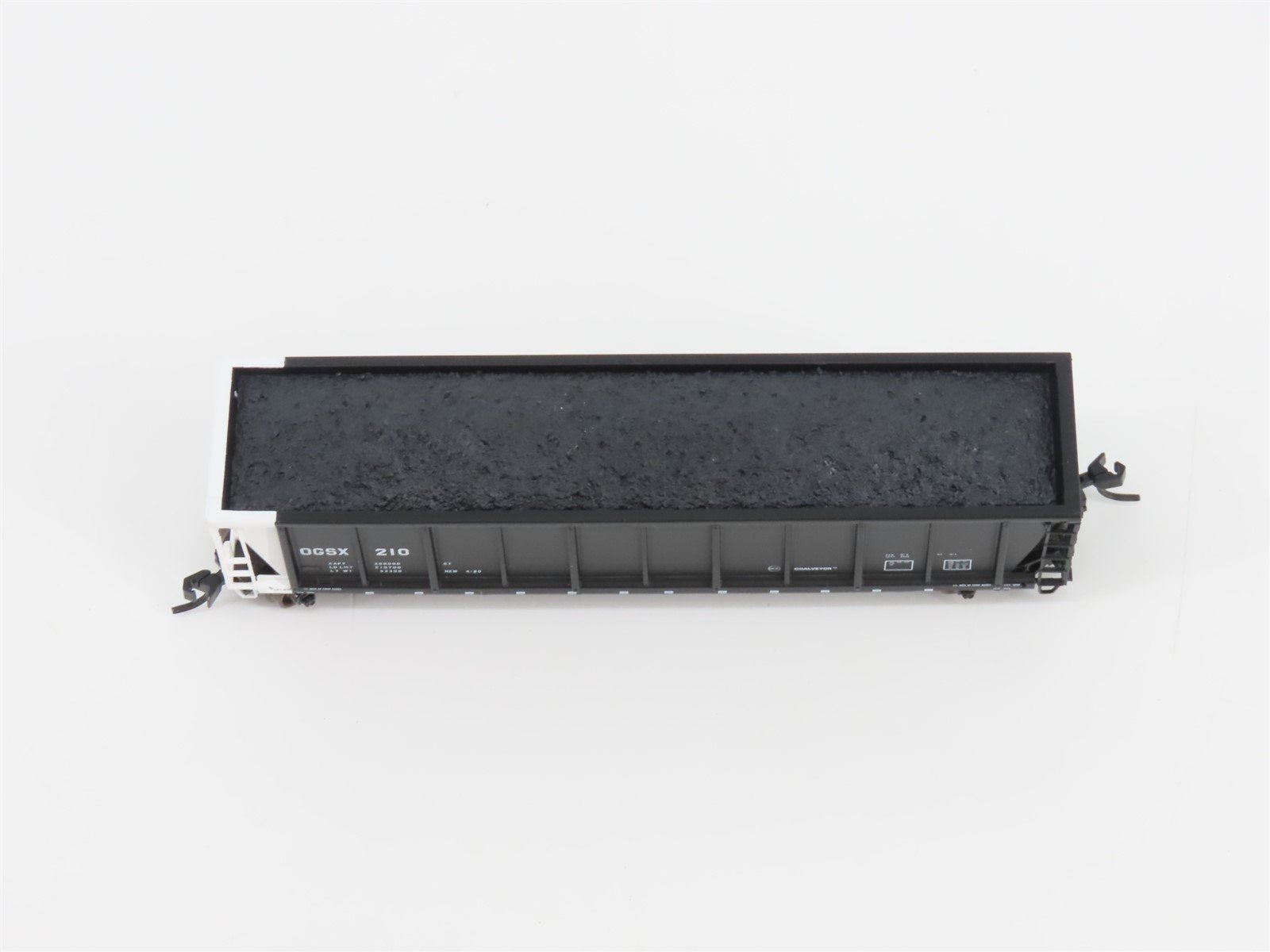 N Scale Atlas 43802-35 OGSX Iowa Southern Utilities Coalveyor #210 w/ Load