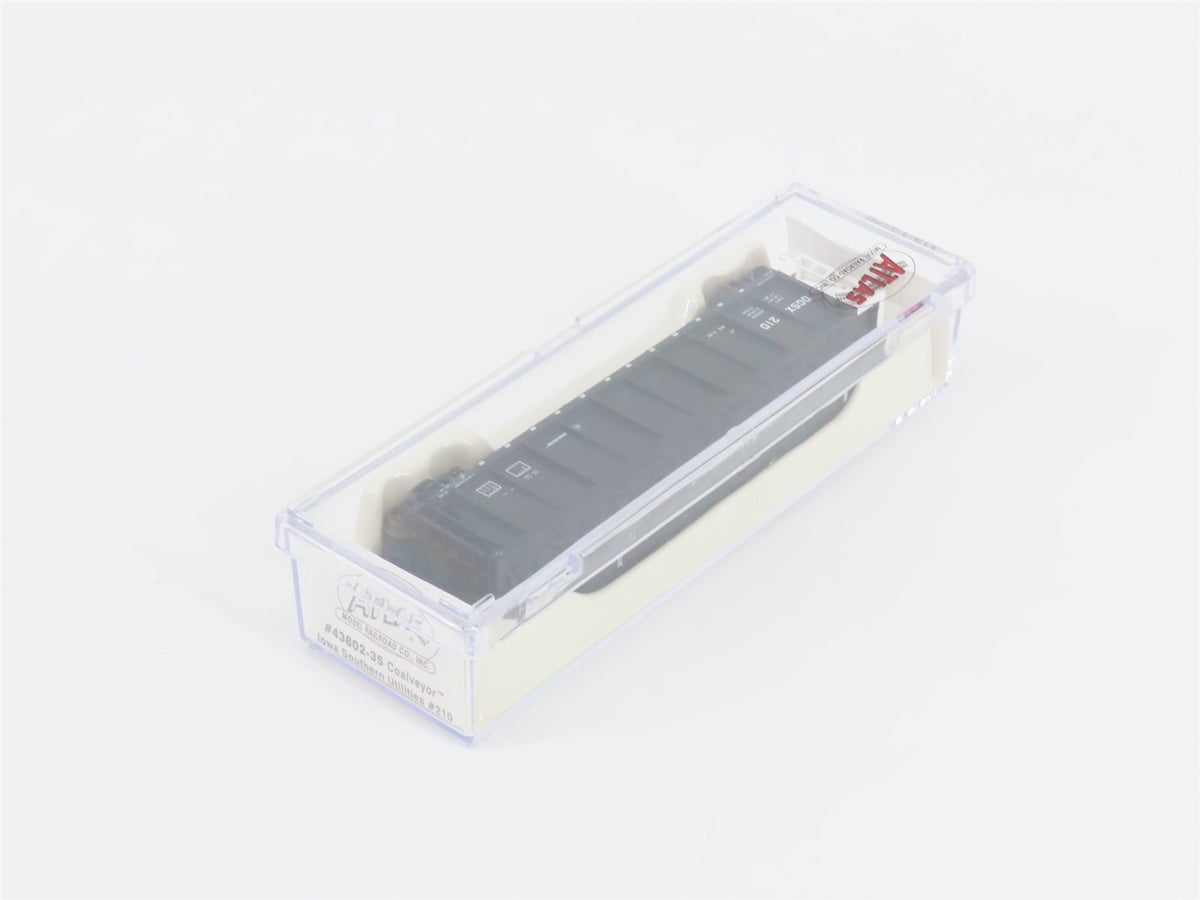 N Scale Atlas 43802-35 OGSX Iowa Southern Utilities Coalveyor #210 w/ Load