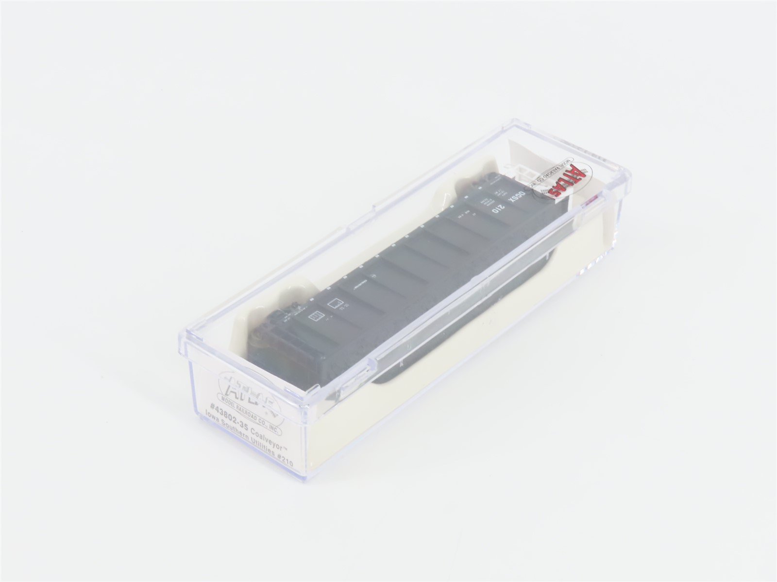 N Scale Atlas 43802-35 OGSX Iowa Southern Utilities Coalveyor #210 w/ Load