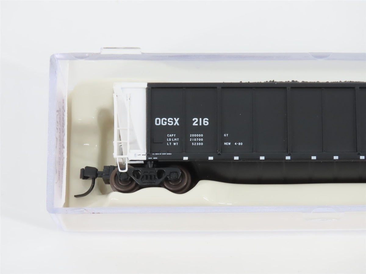 N Scale Atlas 43802-36 OGSX Iowa Southern Utilities Coalveyor #216 w/ Load
