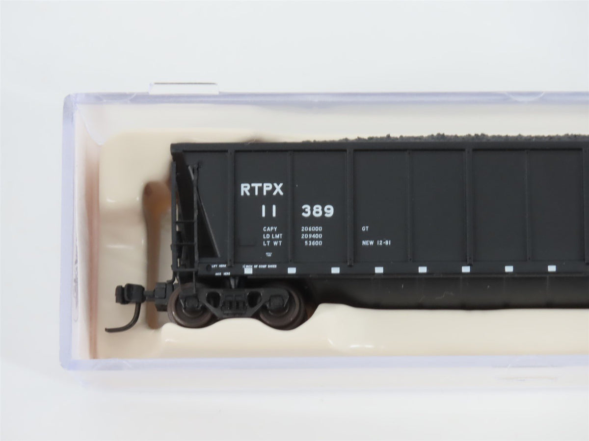 N Scale Atlas 43803-9 RTPX Wheelabrator Coal Services Coalveyor #11389 w/ Load