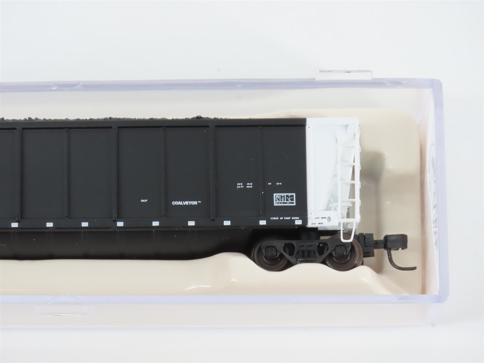 N Scale Atlas 43803-9 RTPX Wheelabrator Coal Services Coalveyor #11389 w/ Load