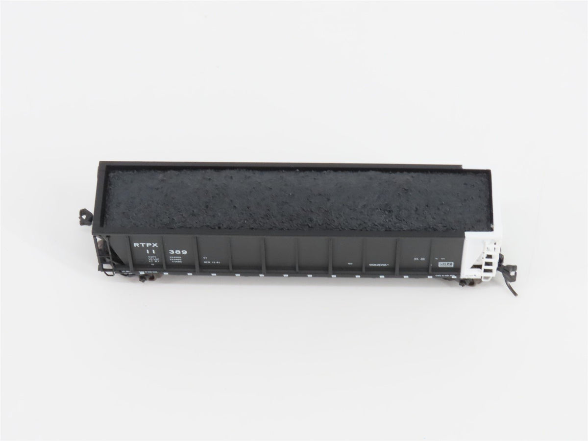 N Scale Atlas 43803-9 RTPX Wheelabrator Coal Services Coalveyor #11389 w/ Load