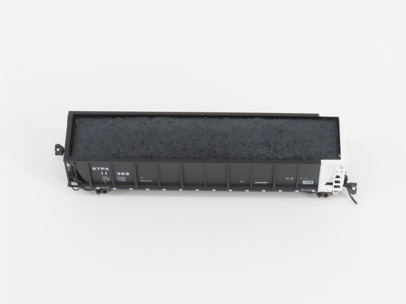 N Scale Atlas 43803-9 RTPX Wheelabrator Coal Services Coalveyor #11389 w/ Load