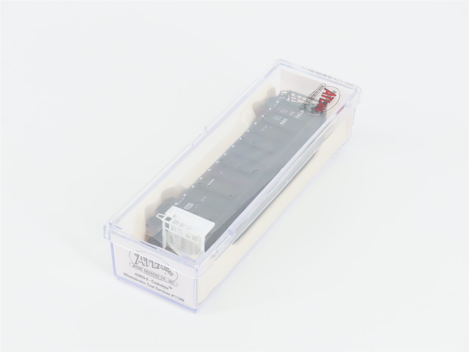 N Scale Atlas 43803-9 RTPX Wheelabrator Coal Services Coalveyor #11389 w/ Load