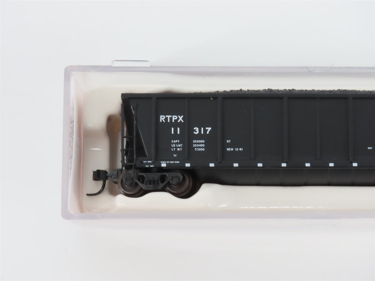 N Scale Atlas 43803-6 RTPX Wheelabrator Coal Services Coalveyor #11317 w/ Load